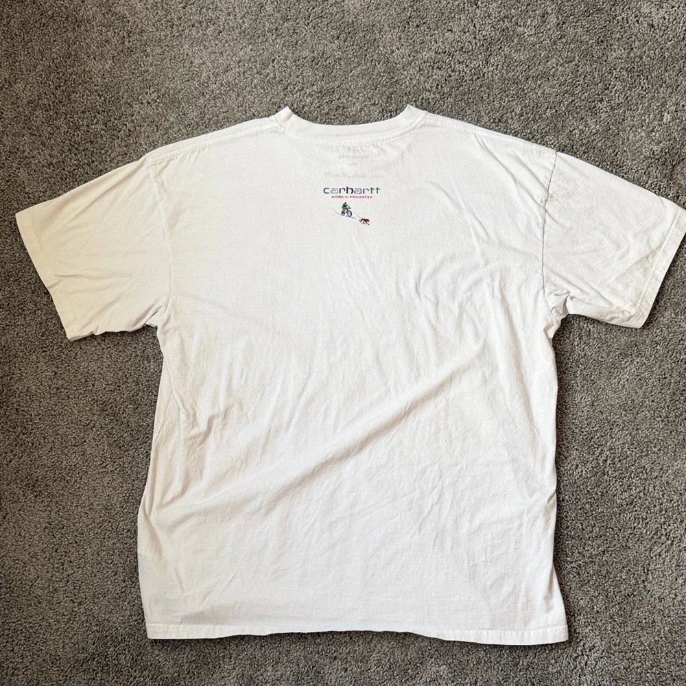 Carhartt WIP White XXL T-Shirt - Picture 3 of 4